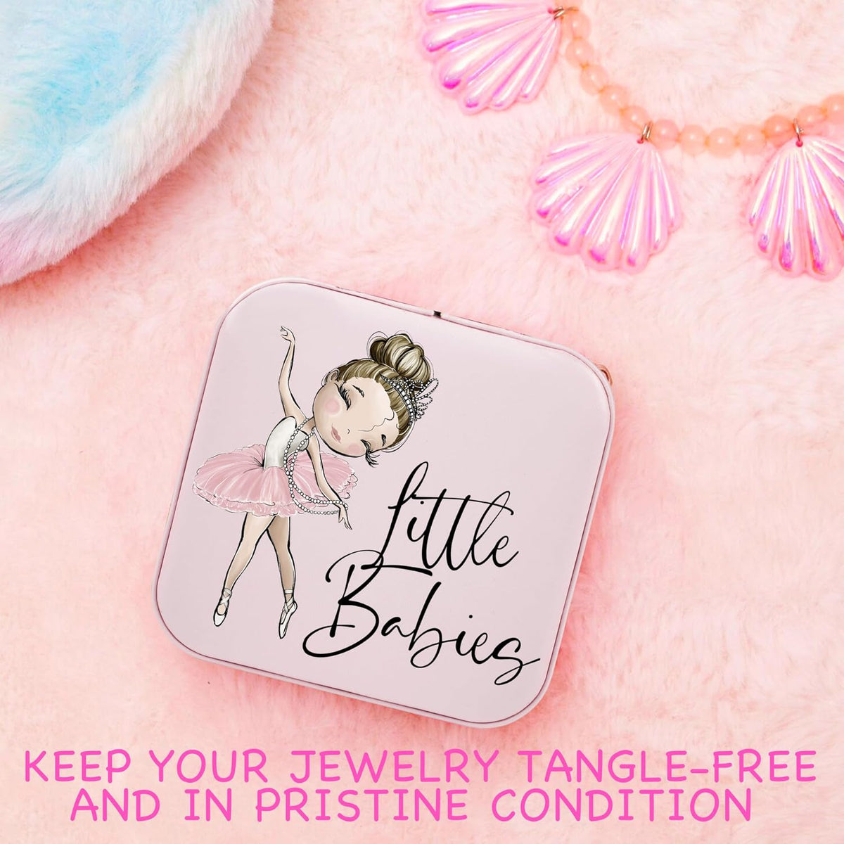 Personalized Mini Jewelry Organizer for Girls, Custom Travel Jewelry Box