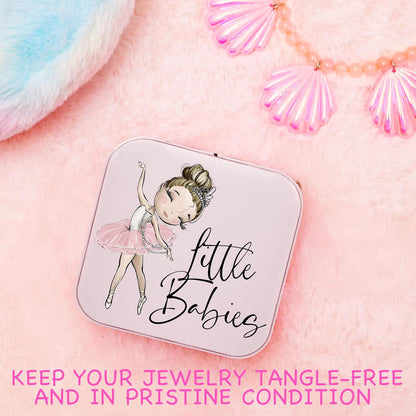 Personalized Mini Jewelry Organizer for Girls, Custom Travel Jewelry Box