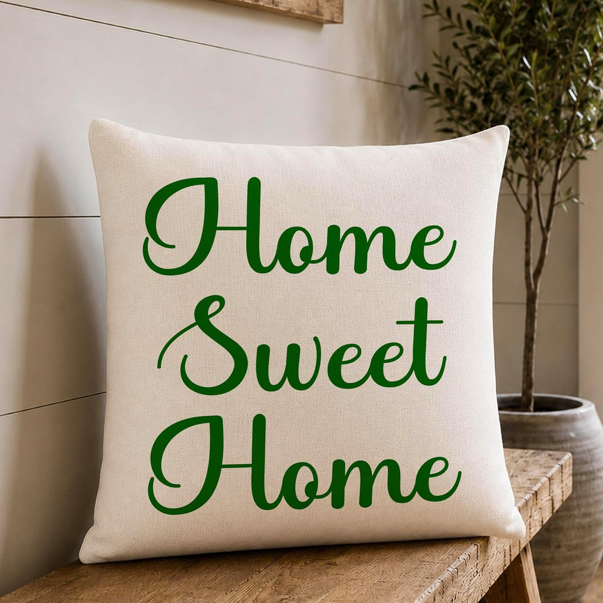 Personalized Name Pillow Cover, Custom Decorative Throw Pillow Case