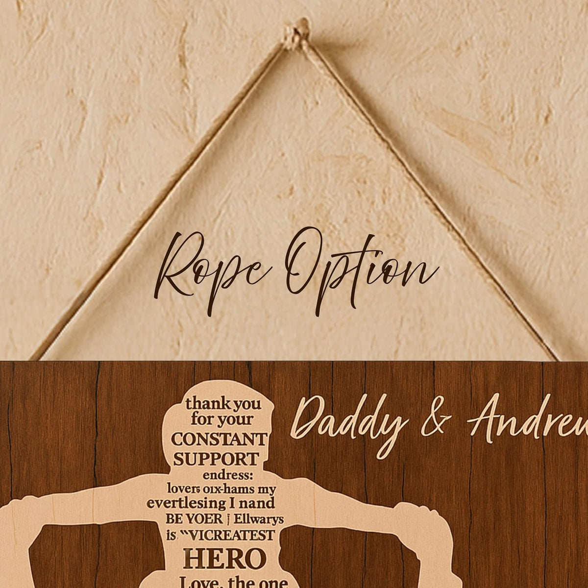 Personalized Wooden Sign for Dad – Custom Thank You for Your Constant Help Wall Plaque – Unique Father’s Day Gift from Daughter or Son – Rustic Decor for Garage, Office, Workshop or Man Cave