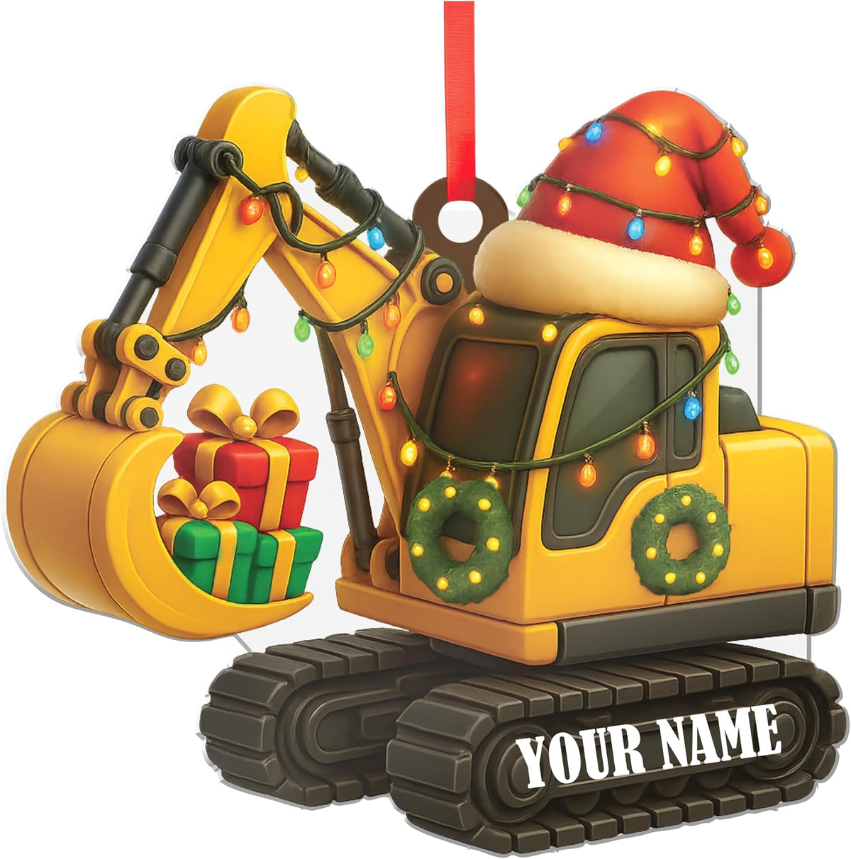 Christmas Name & Initial – Custom Ornament, Stocking & Santa Sack Options – Personalized Holiday Decor & Gift Bags
