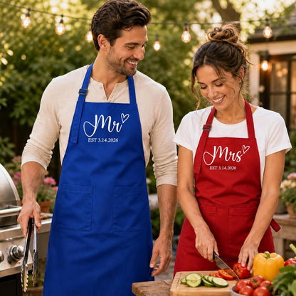 Zexpa Apparel Personalized Bakery Apron for Women with Custom Name and Logo Design, Adjustable Baking Apron