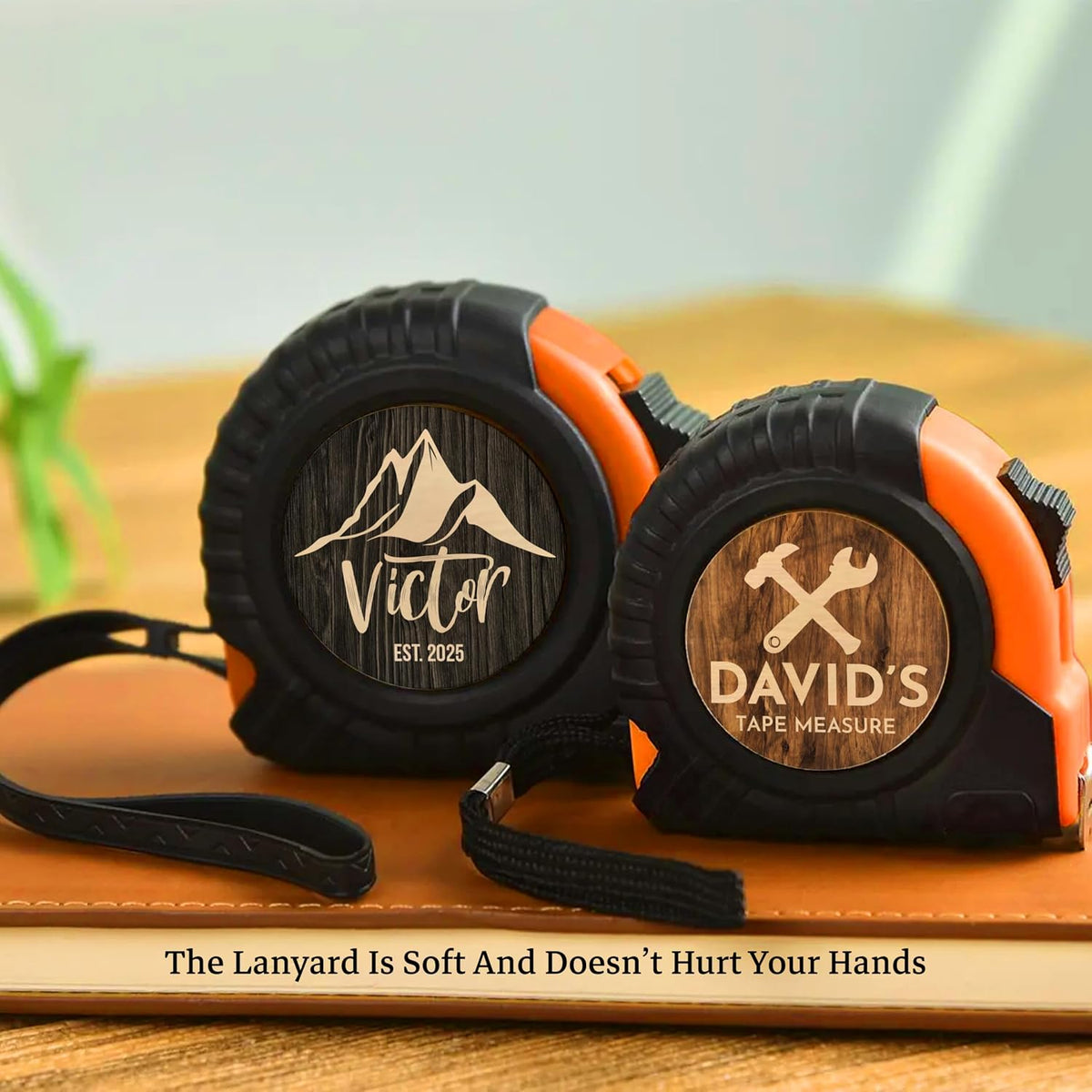 Personalized Photo Tape Measure for Dad, Father's Day Present from Daughter Son Wife Kids
