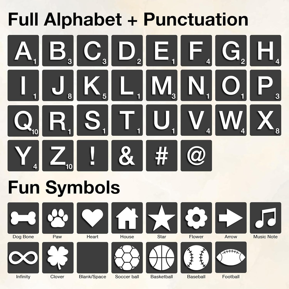 Personalized Wood Wall Tiles with Name, Custom Family Home Decor