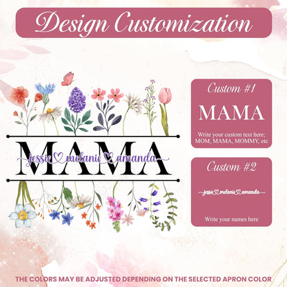 Zexpa Apparel Personalized Bakery Apron for Women with Custom Name and Logo Design, Adjustable Baking Apron