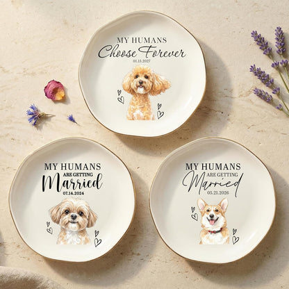 Personalized Ring Dish with Name, Custom Jewelry Tray Gift for Women, Bridesmaids, Mom, Grandma, or Best Friends