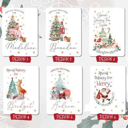 Personalized Christmas Stocking with Name - Custom Stocking - Choose Different Designs - Christmas Decorations Special Delivery for Family & Friends Gift for Girlfriend & Boyfriend