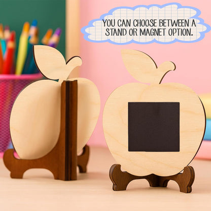 Personalized Teacher Apple Puzzle Sign with Name, Custom Thank You Gift