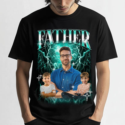 Customize Bootleg Rap Tee with Face & Text - Funny T-Shirt Gift for Boyfriend & Girlfriend