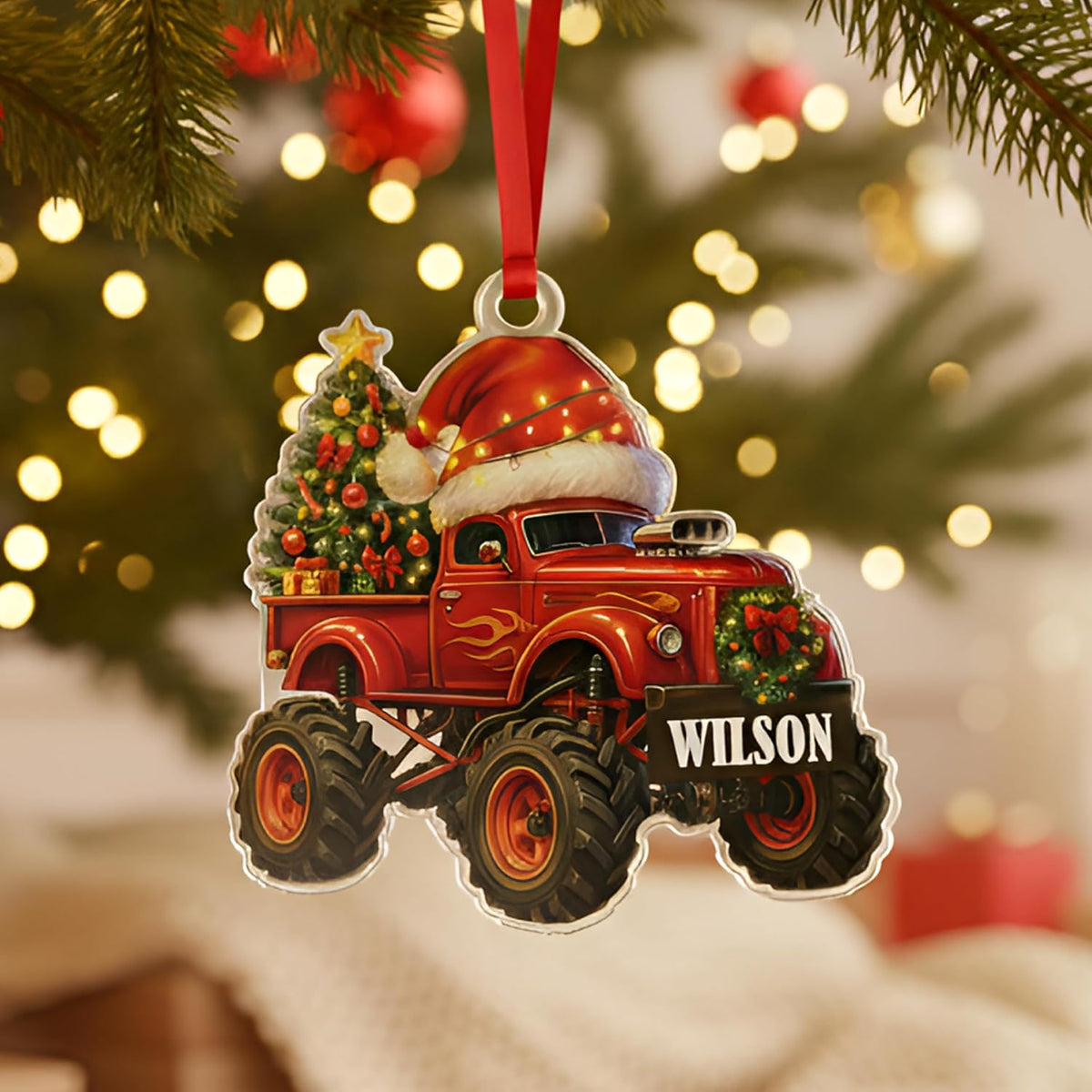 Christmas Name & Initial – Custom Ornament, Stocking & Santa Sack Options – Personalized Holiday Decor & Gift Bags