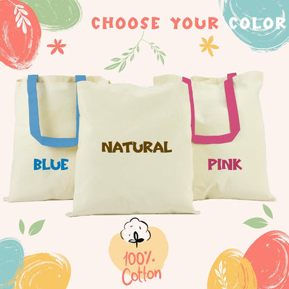 Personalized Easter Egg Hunt Tote Bag with Name, Custom Boys and Girls Gift