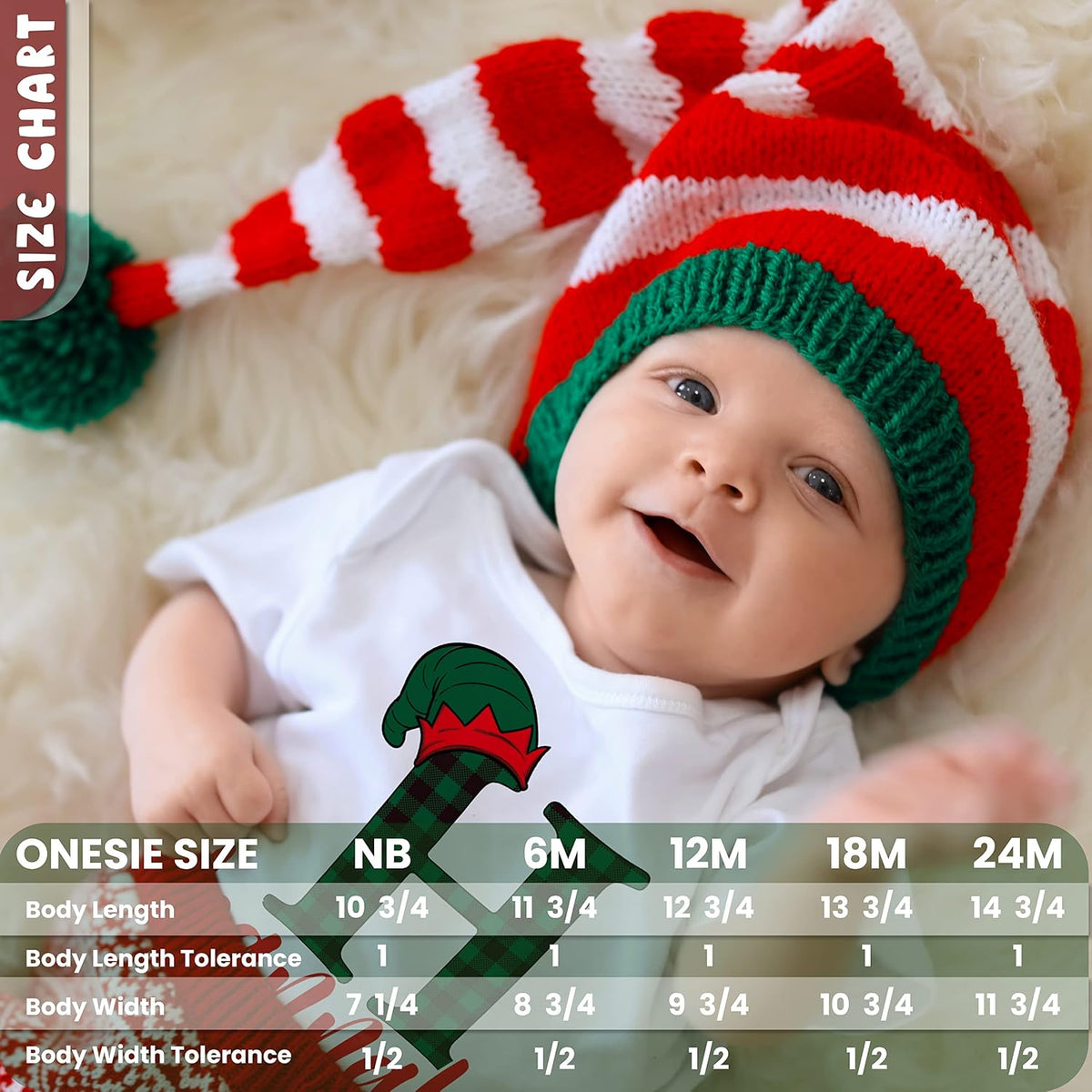 Personalized Baby Boy Christmas Onesie with Name, Custom My First Xmas Gift