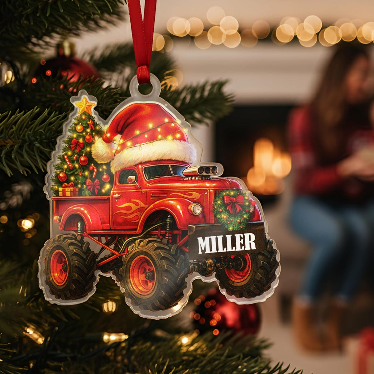 Christmas Name & Initial – Custom Ornament, Stocking & Santa Sack Options – Personalized Holiday Decor & Gift Bags