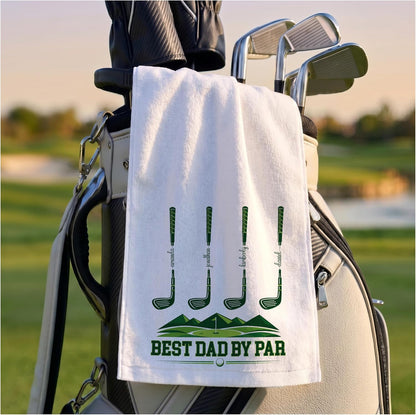 Zexpa Apparel Custom Pet Golf Towel – Personalized Golf Club Towel with Your Dog or Cat Photo & Name – Unique Pet Lover Golf Accessory Gift for Golfers & Pet Owners