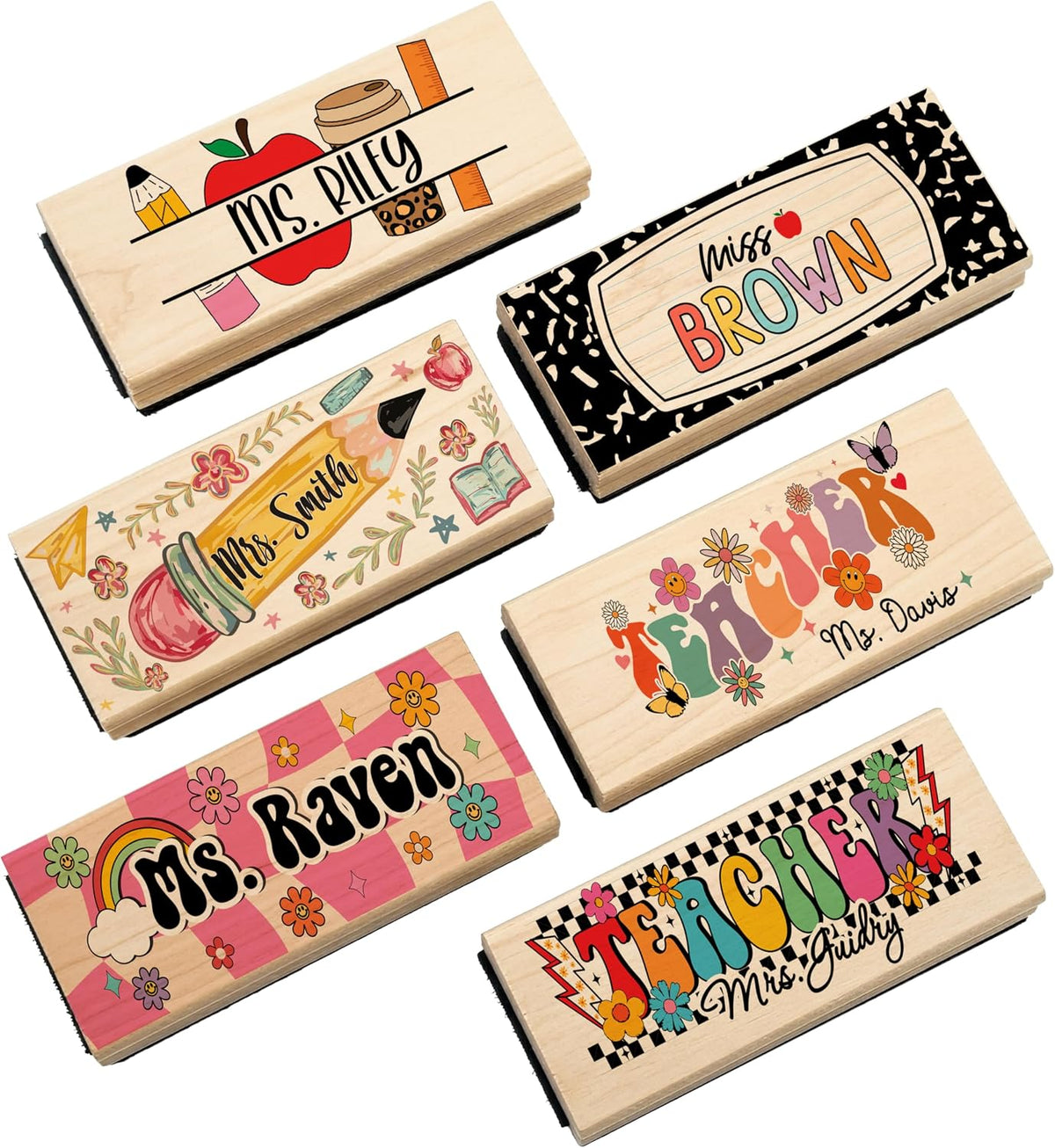 Custom Teacher Appreciation Gifts for Whiteboard - Personalized Thank You Eraser from Students