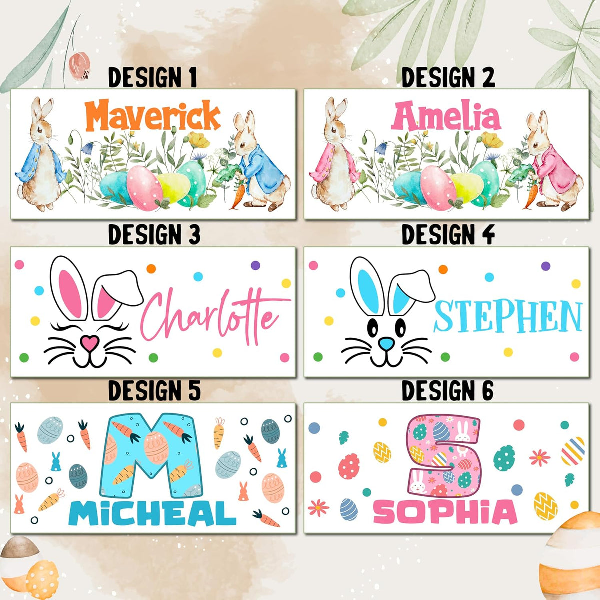 Personalized Easter Basket Liner with Custom Name – Easter Basket Essentials for Holiday, Egg Hunt & Gift Baskets – Customizable Cover Only, Basket Not Included – Unique Gift for Girls, Boys and Kids