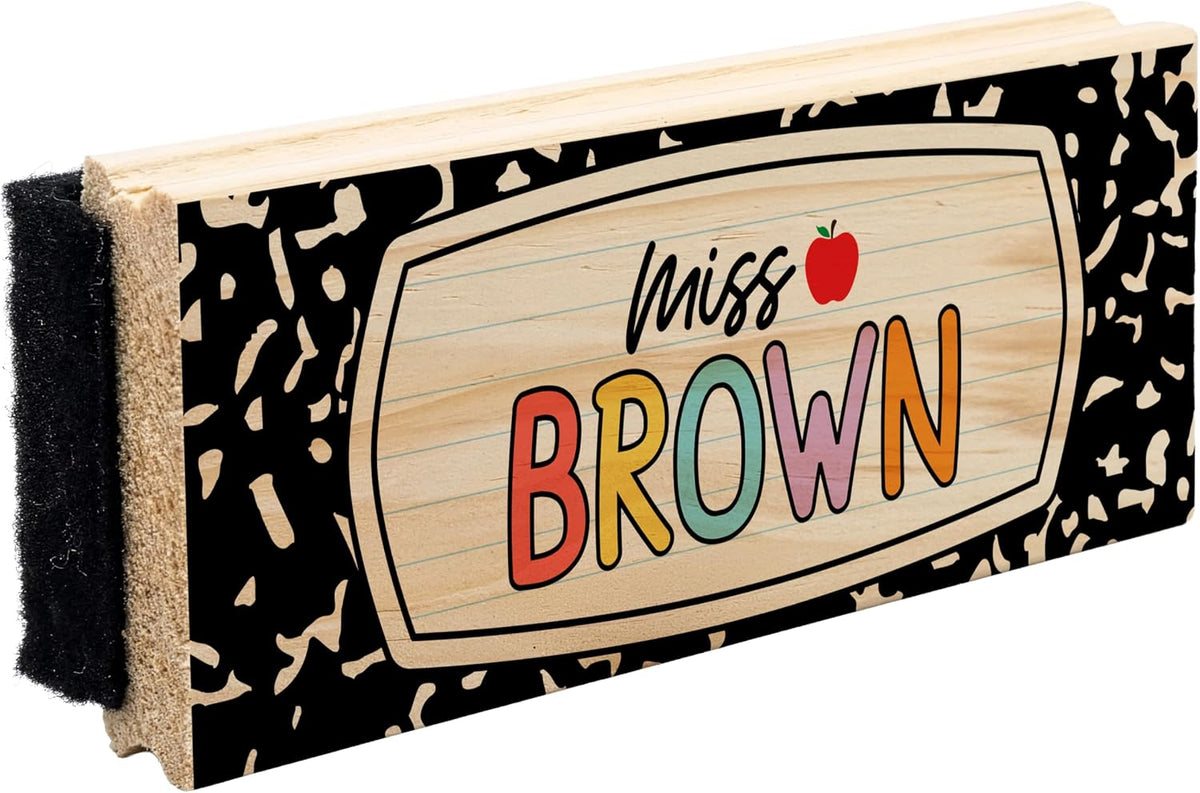 Custom Teacher Appreciation Gifts for Whiteboard - Personalized Thank You Eraser from Students