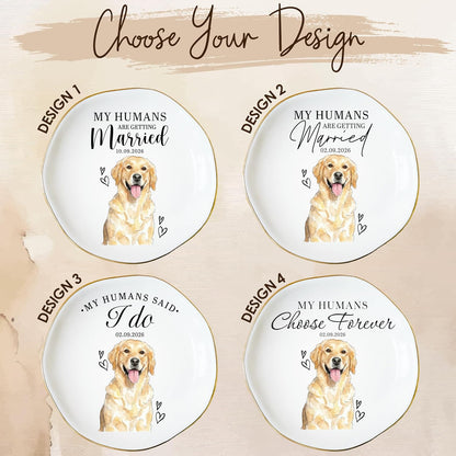 Personalized Ring Dish with Name, Custom Jewelry Tray Gift for Women, Bridesmaids, Mom, Grandma, or Best Friends