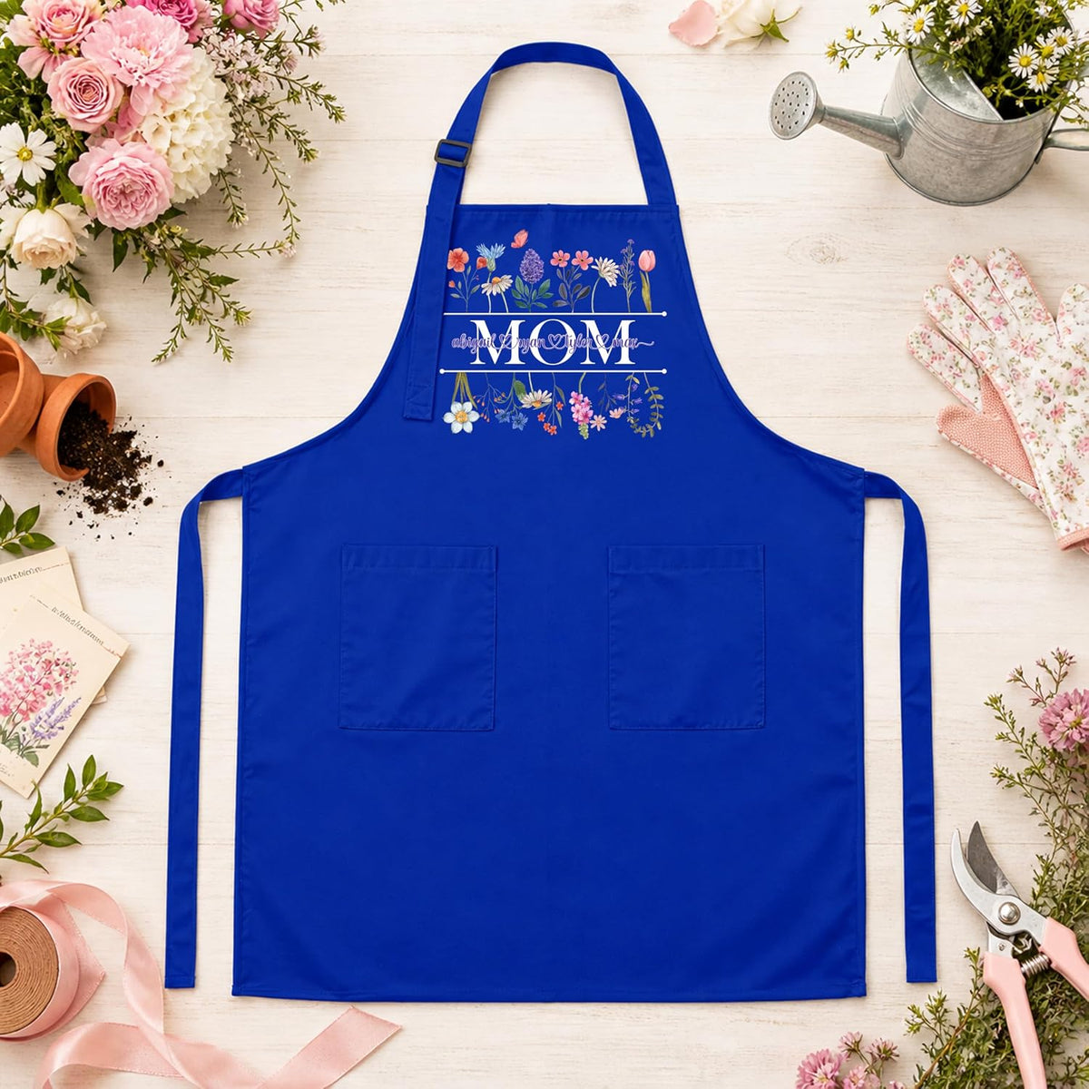 Zexpa Apparel Personalized Bakery Apron for Women with Custom Name and Logo Design, Adjustable Baking Apron