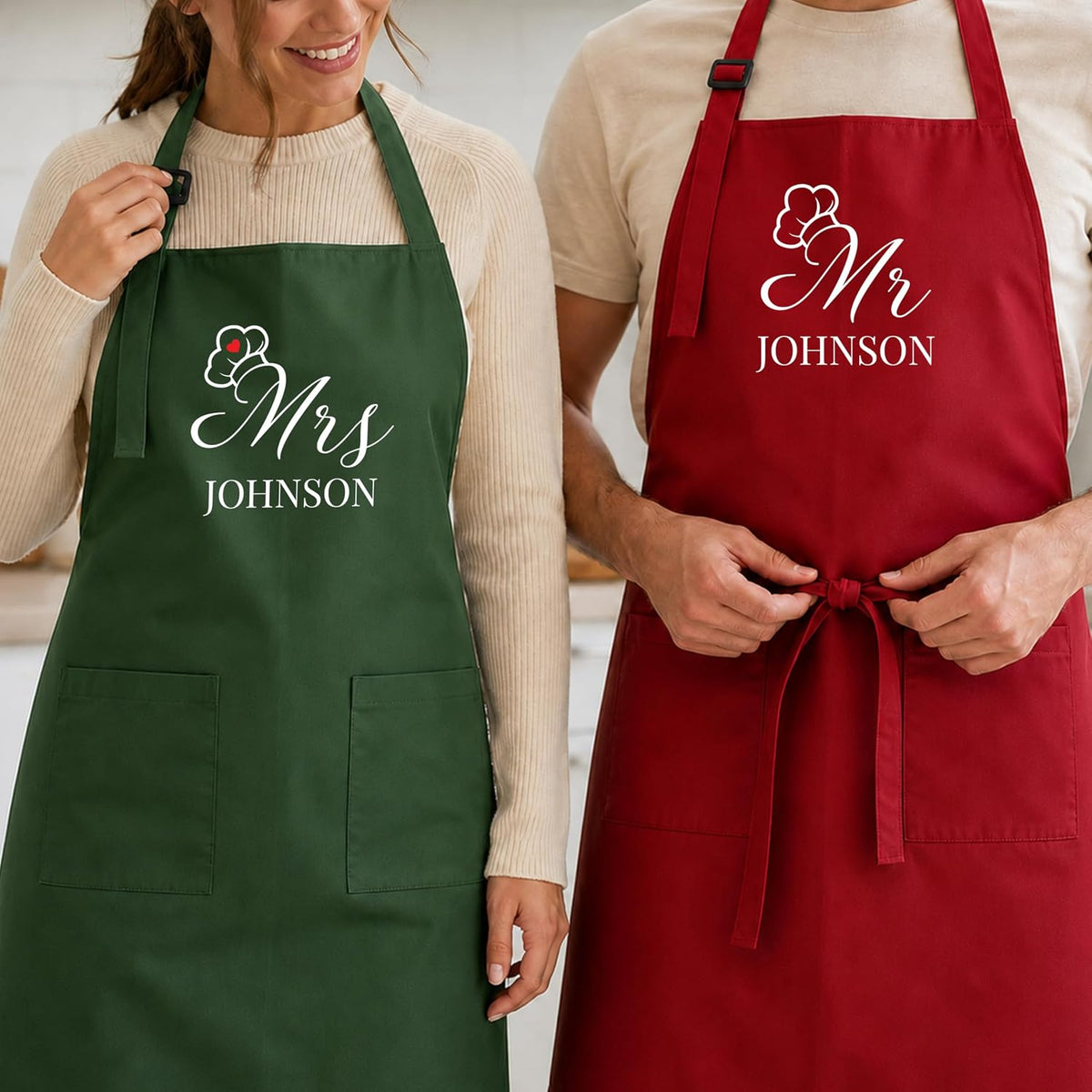 Zexpa Apparel Personalized Bakery Apron for Women with Custom Name and Logo Design, Adjustable Baking Apron