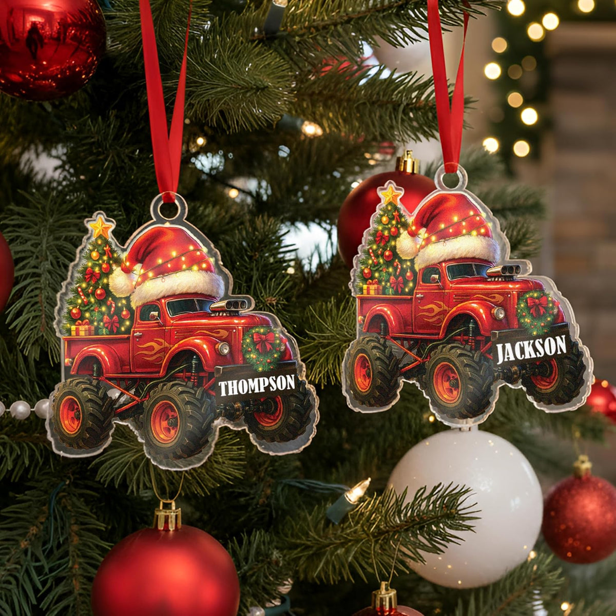 Christmas Name & Initial – Custom Ornament, Stocking & Santa Sack Options – Personalized Holiday Decor & Gift Bags