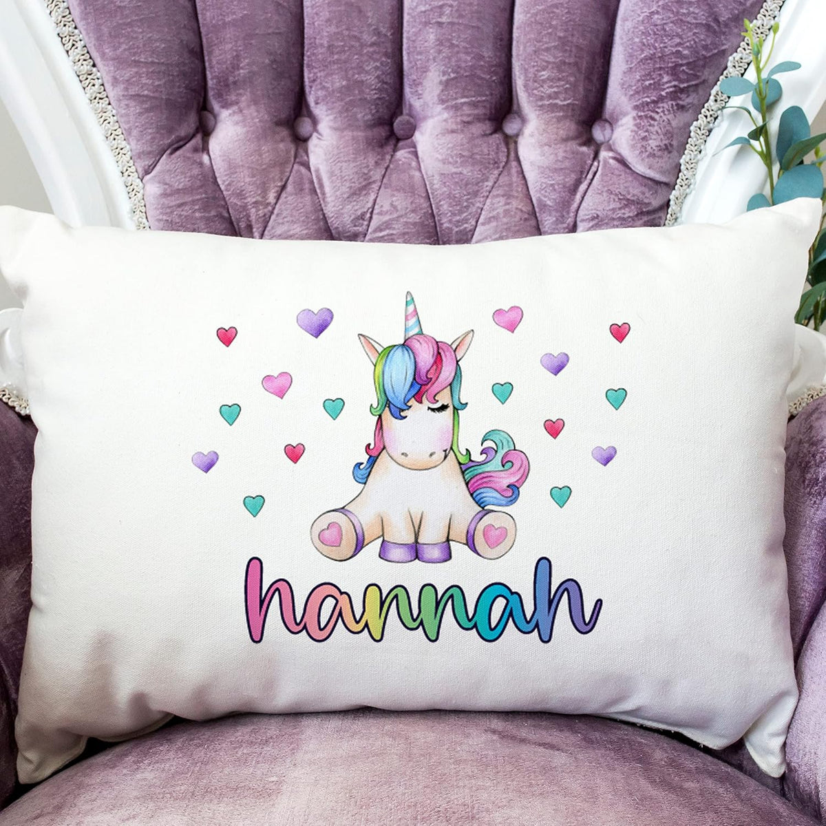 Personalized Baby Pillowcase with Name, Custom Toddler Nursery Bedding