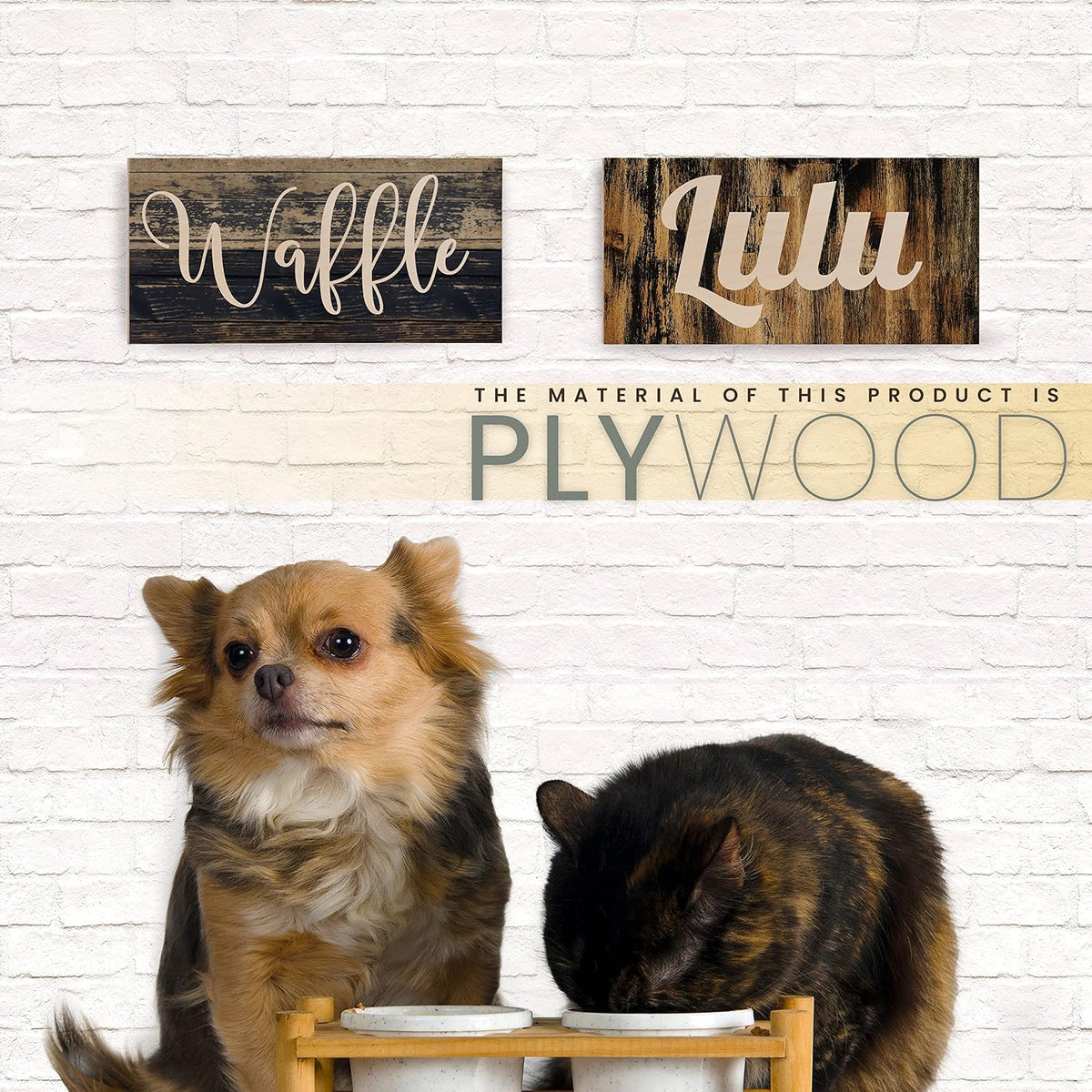 Personalized Wood Sign with 9 Font and 6 Color Options – Customized Wooden Home Décor for Father’s Day, Mother’s Day, Christmas, Housewarming, or Birthday Gifts