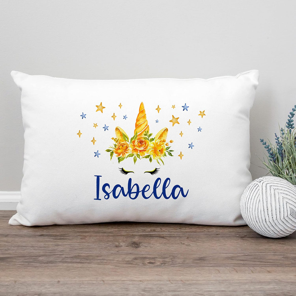 Personalized Baby Pillowcase with Name, Custom Toddler Nursery Bedding