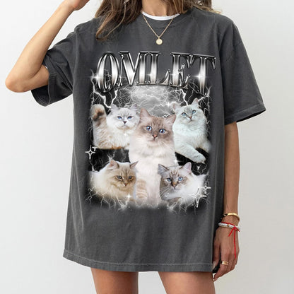 Customize Bootleg Rap Tee with Face & Text - Funny T-Shirt Gift for Boyfriend & Girlfriend