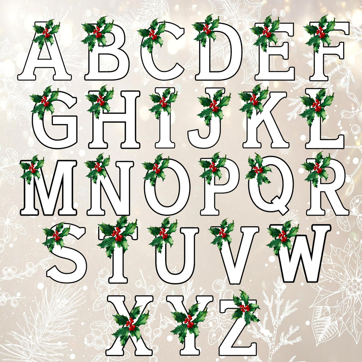 Custom Acrylic Christmas Ornaments - Personalized Monogrammed Initial & Pine Tree Holiday Decorations, Memorial Keepsake with Year for Holidays & Special Occasions