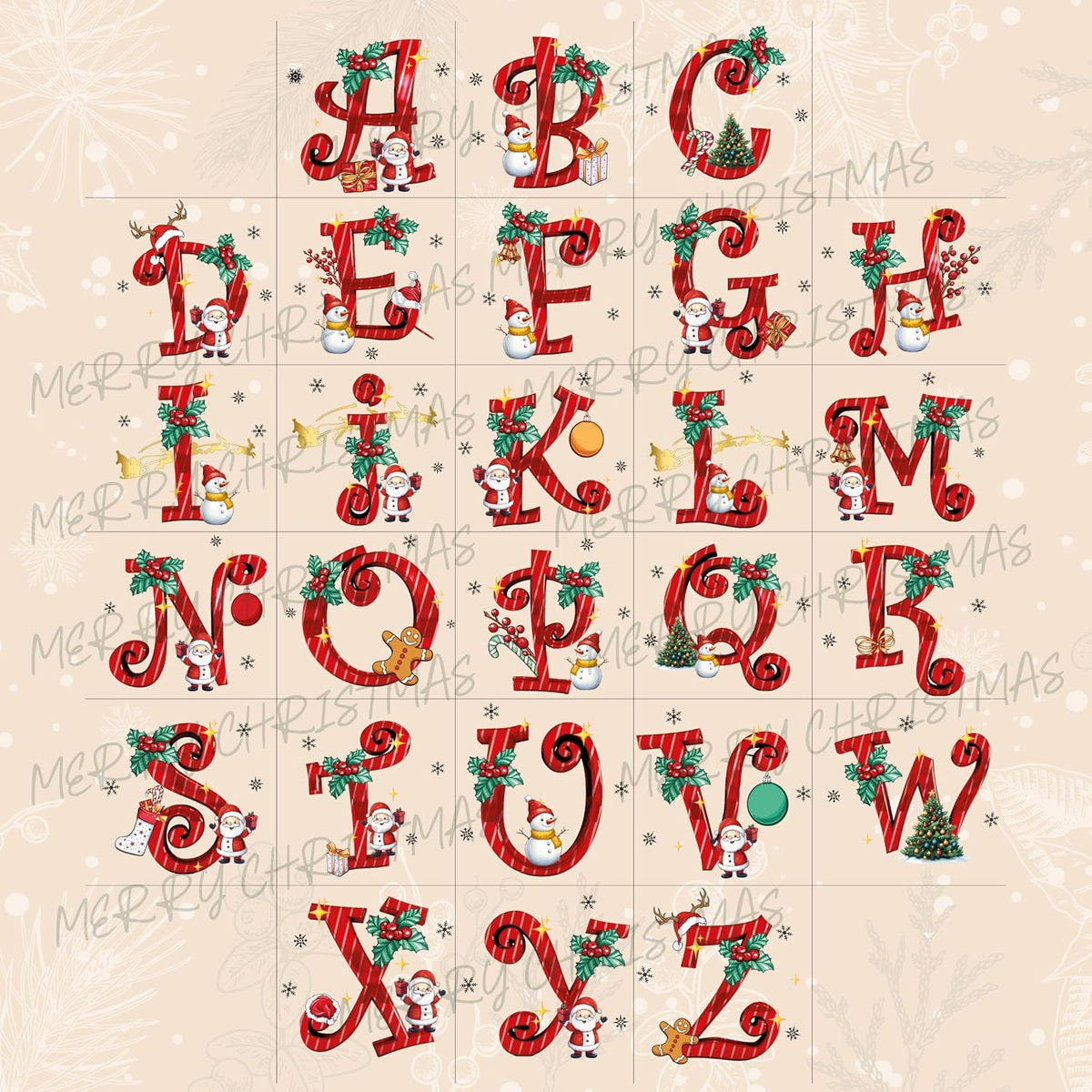 Personalized 2025 Ceramic Tree Ornaments - Custom Monogrammed Initial & Name Holiday Decor - Yearly Keepsake with Letter, Name & Date for Family & Friends