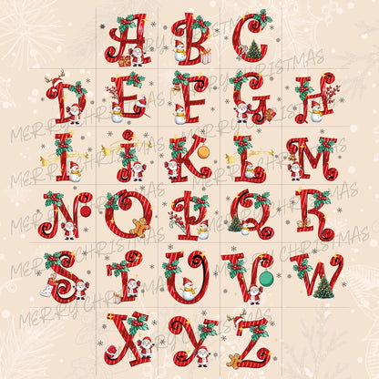 Personalized 2025 Ceramic Tree Ornaments - Custom Monogrammed Initial & Name Holiday Decor - Yearly Keepsake with Letter, Name & Date for Family & Friends