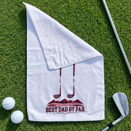 Zexpa Apparel Custom Pet Golf Towel – Personalized Golf Club Towel with Your Dog or Cat Photo & Name – Unique Pet Lover Golf Accessory Gift for Golfers & Pet Owners