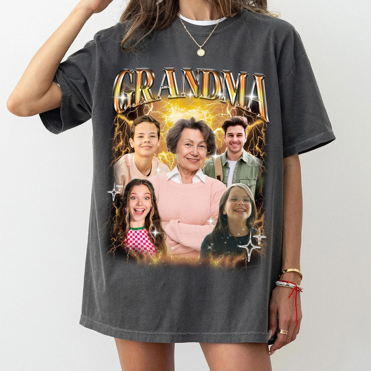Customize Bootleg Rap Tee with Face & Text - Funny T-Shirt Gift for Boyfriend & Girlfriend
