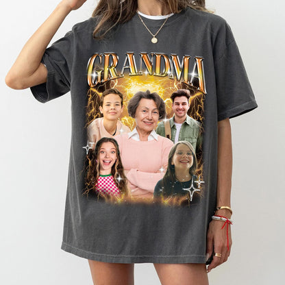 Customize Bootleg Rap Tee with Face & Text - Funny T-Shirt Gift for Boyfriend & Girlfriend