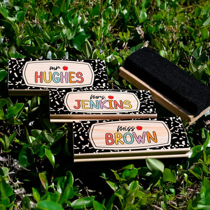 Custom Teacher Appreciation Gifts for Whiteboard - Personalized Thank You Eraser from Students