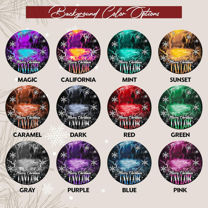 Personalized Christmas Ornaments with Photo - Custom 2025 Ceramic Xmas Tree Decor with Picture & Text - Unique for Kids, Mom, Dad & Friends Merry