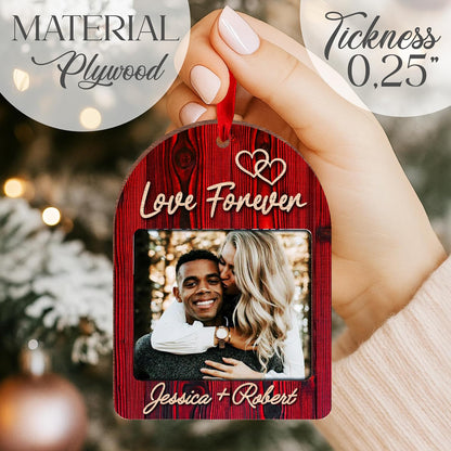 Coming Soon Baby Announcement Ornament – Personalized Wood Frame for Ultrasound Photo – Pregnancy Reveal Keepsake for New Parents, Grandparents, Christmas Tree or Year-Round Display