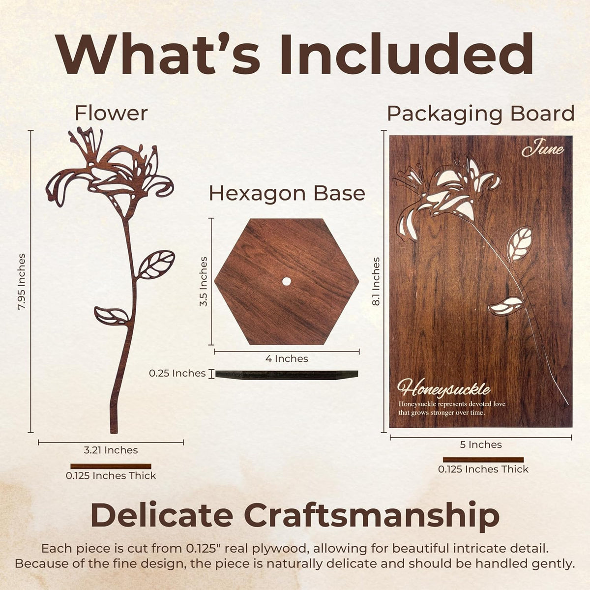 Birth Month Flower Wooden Decor, Grandma Mothers Day Gift for Mom Nana Gigi, Elegant Floral Home Decor, Birthday Christmas Gift