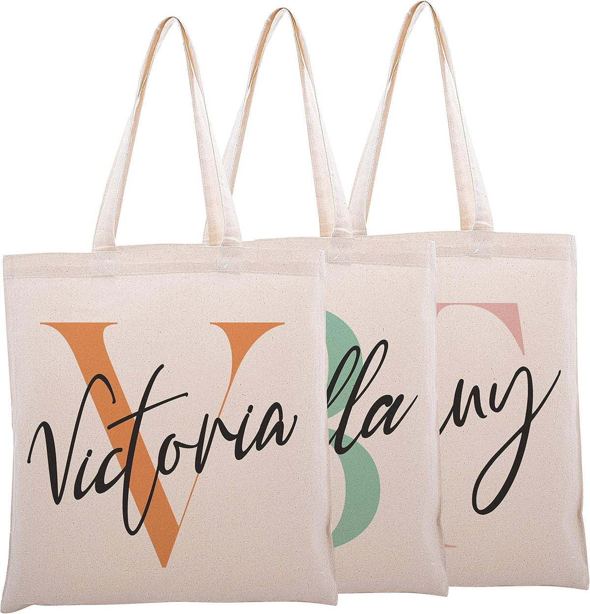 Naive Argo Personalized Initial Tote Bag Gifts - Custom Totes