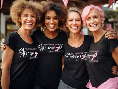 Personalized Breast Cancer Shirt, Custom Team Cancer Survivor Shirt for Breast Cancer Awareness, Pink Ribbon Tee, Cancer Survivor Gift