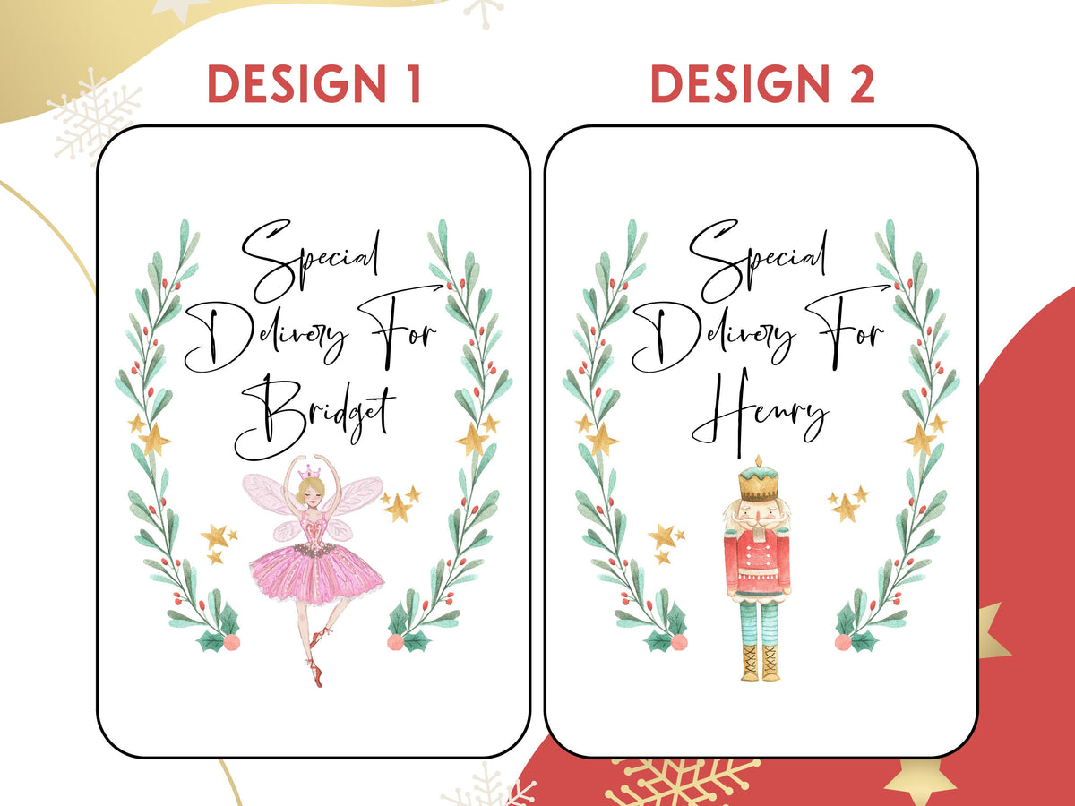 Personalized Santa Sack For Christmas Gift Sack, Ballerina Gift Bag Nutcracker Santa Bag For Christmas Toy Sack, Large Santa Gift Sack Bag