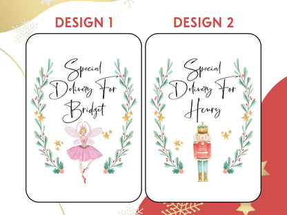 Personalized Santa Sack For Christmas Gift Sack, Ballerina Gift Bag Nutcracker Santa Bag For Christmas Toy Sack, Large Santa Gift Sack Bag