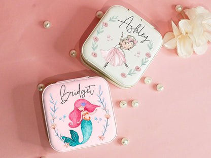 Personalized Unicorn Jewelry Box: Travel-Friendly Keepsake Organizer
