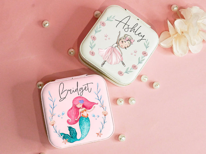 Personalized Unicorn Jewelry Box: Travel-Friendly Keepsake Organizer