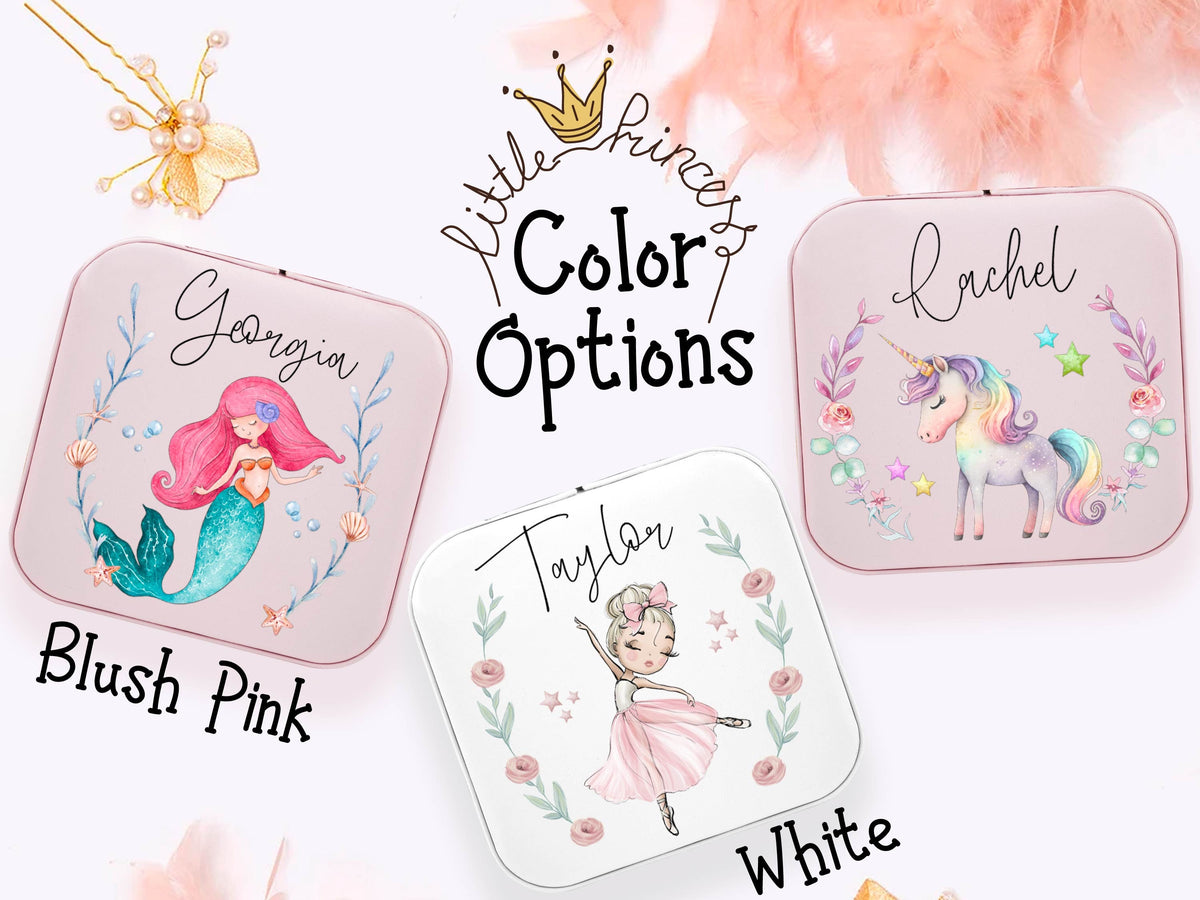 Personalized Unicorn Jewelry Box: Travel-Friendly Keepsake Organizer