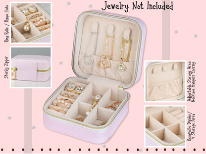 Personalized Unicorn Jewelry Box: Travel-Friendly Keepsake Organizer