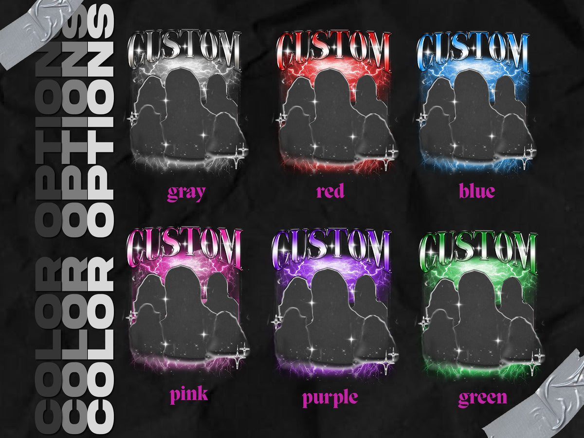 Custom Bootleg Rap Tee, Shirt with Face Photo, Bachelor Party Tshirt, Your Own Picture Idea, Personalized Birthday Friend Gift, Group Tshirt