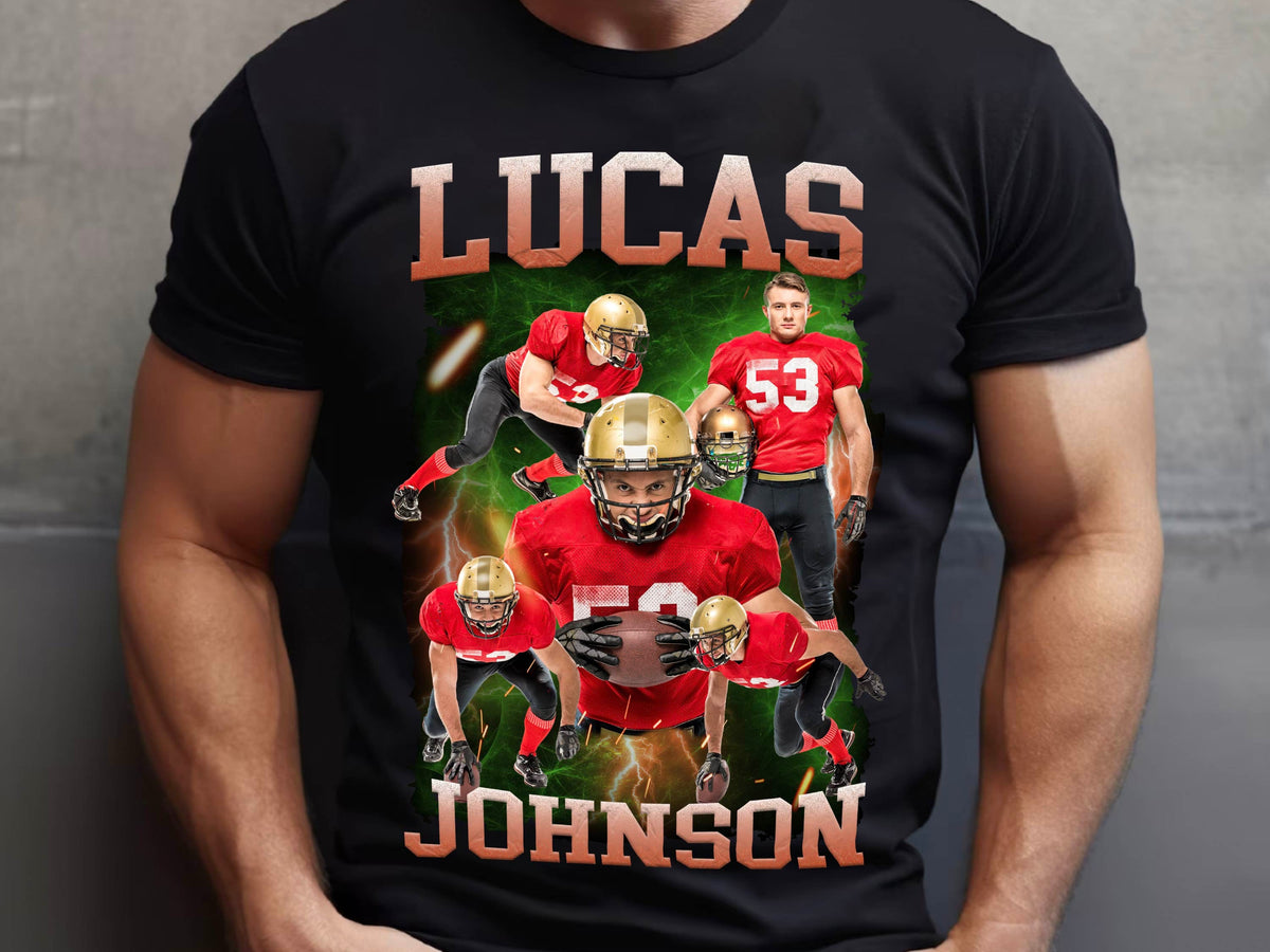 Custom Team shirt, Basketball mom dad shirt, Football Birthday, Team Number Player Name Photo Shirt, Family Shirt, Personalized Shirt