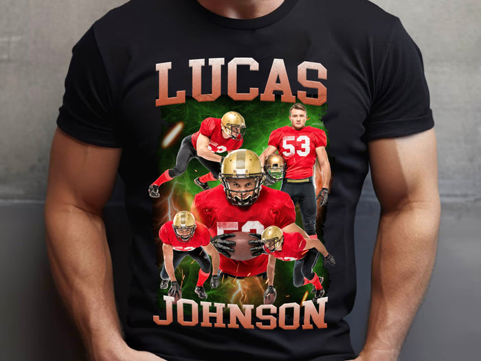 Custom Team shirt, Basketball mom dad shirt, Football Birthday, Team Number Player Name Photo Shirt, Family Shirt, Personalized Shirt